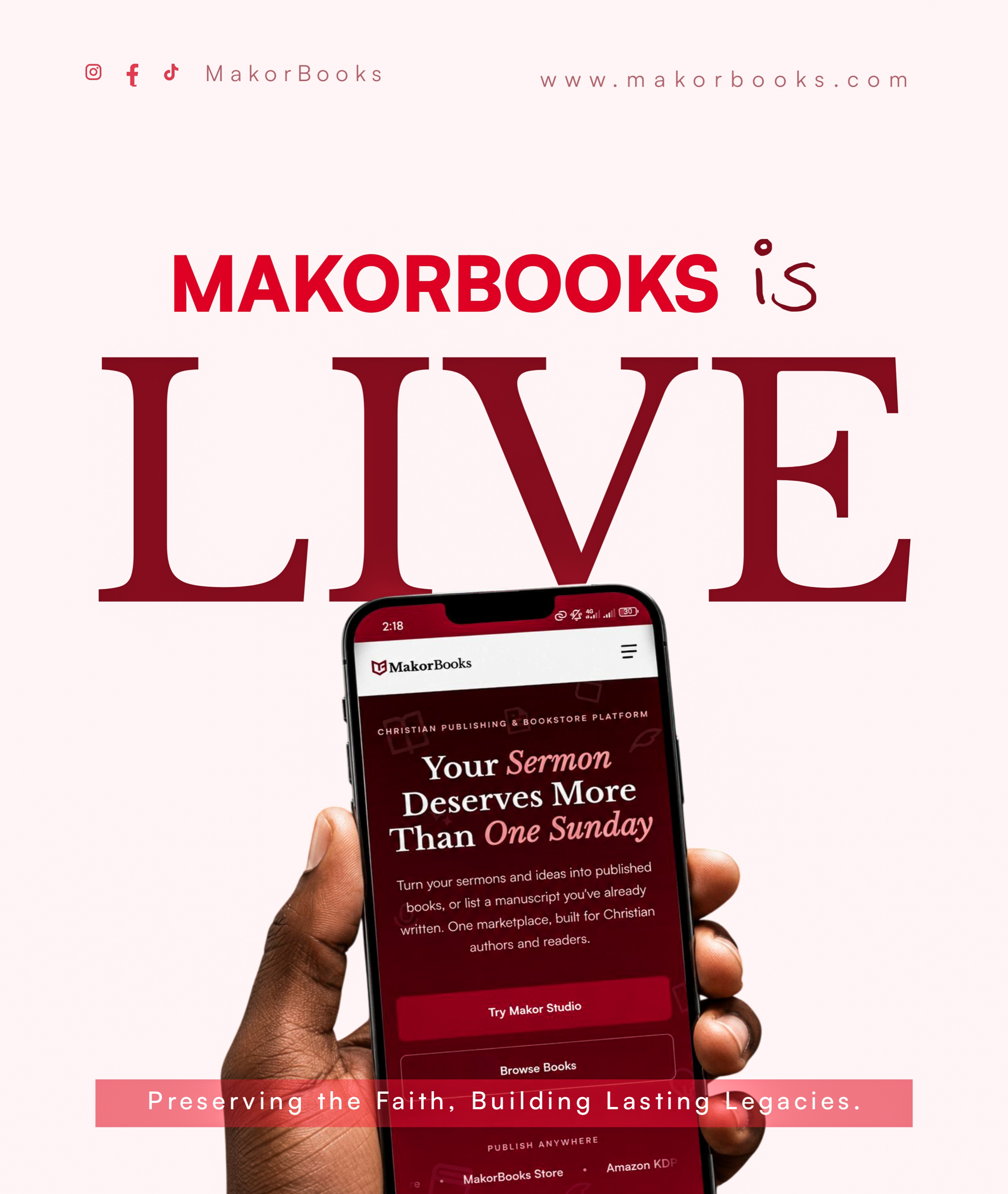 Your Sermon Should Not End on Sunday: Why We Built MakorBooks